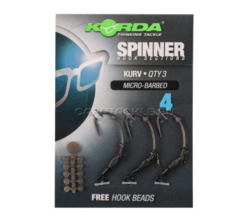 Готовая оснастка Korda Spinner Hook Sections Kurv